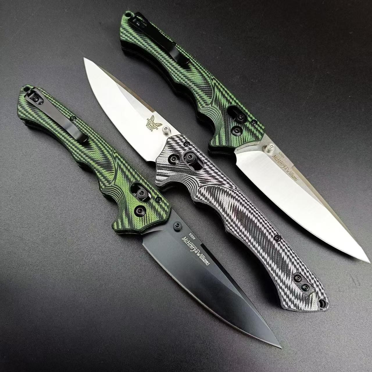 NEW 1401 Pocket Folding Knife S30V Blade G10 Handle Outdoor Camping Knives Tools