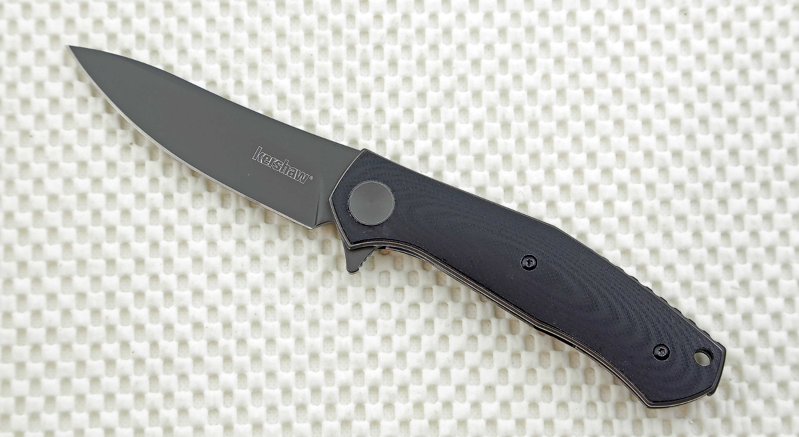 * KERSHAW 4020 Concierge Folding Pocket Knife Black G10 Manual opener NIB