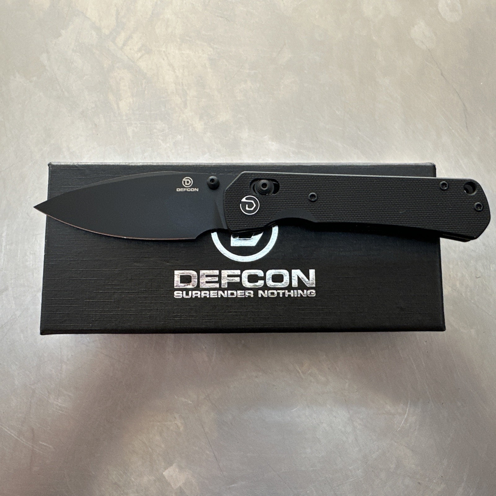Defcon Ultra Lite Folding Knife 3″ 14C28N Sandvik Steel Blade Black – TD011FBK