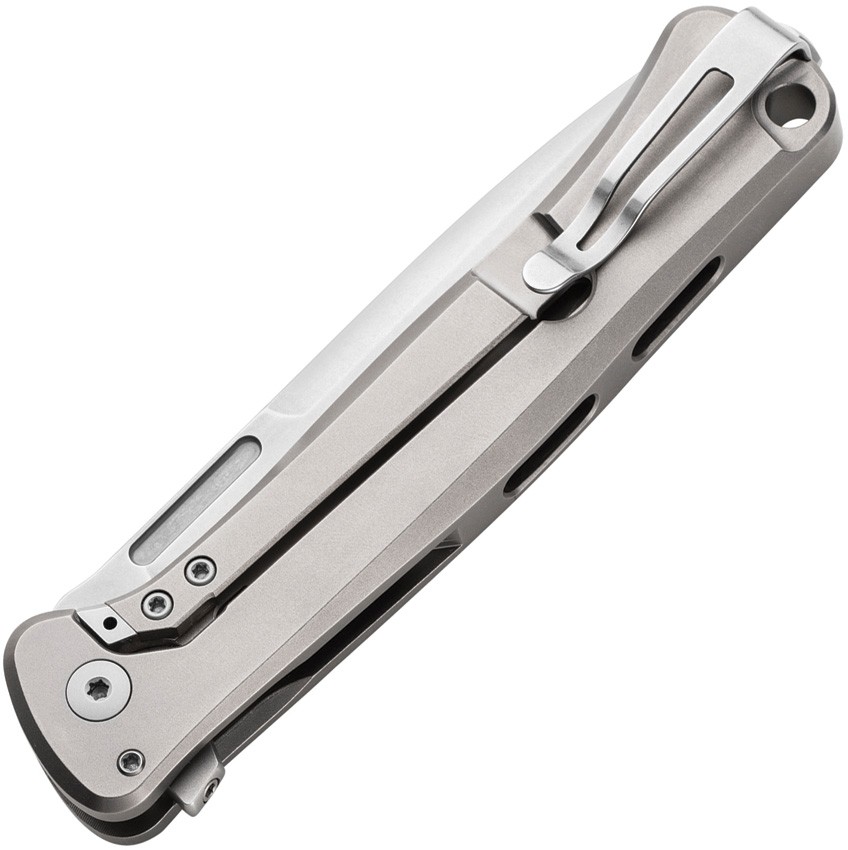 LionSTEEL Skinny Gray Ti SK01GY 3.5″ Stainless Gray Titanium Folding Knife