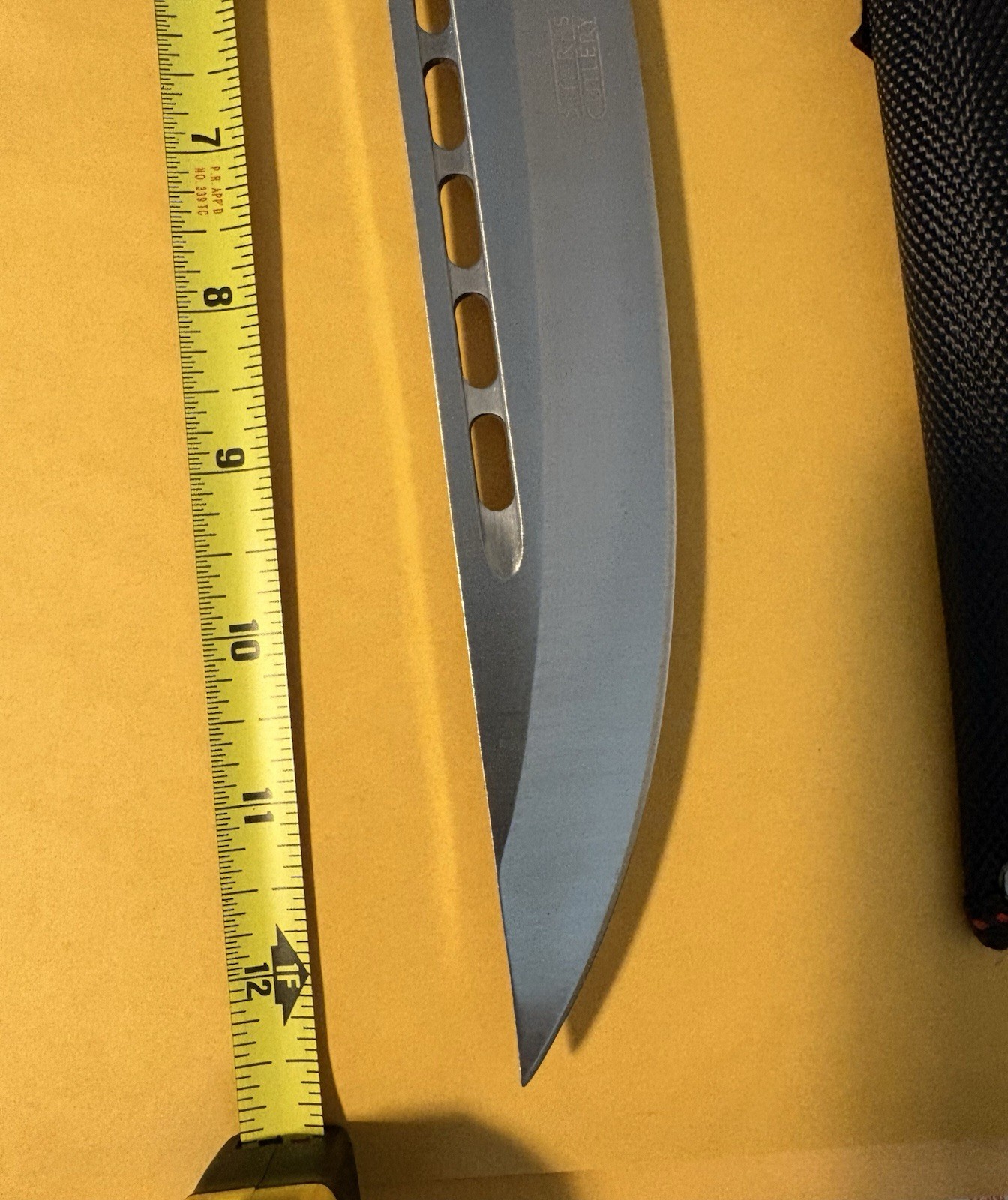 Sharps Cutlery Fixed Blade Hunting Knife 12.5″ Overall W/ Sheath