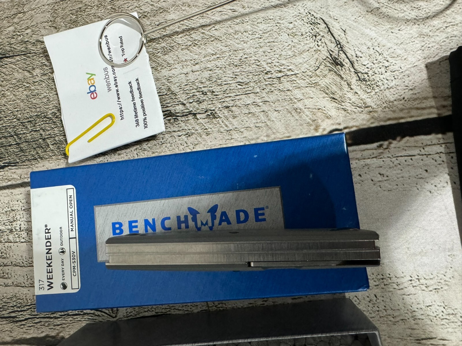 Benchmade 317 Weekender CPM-S30V Blades Gray G10 Folding Knife