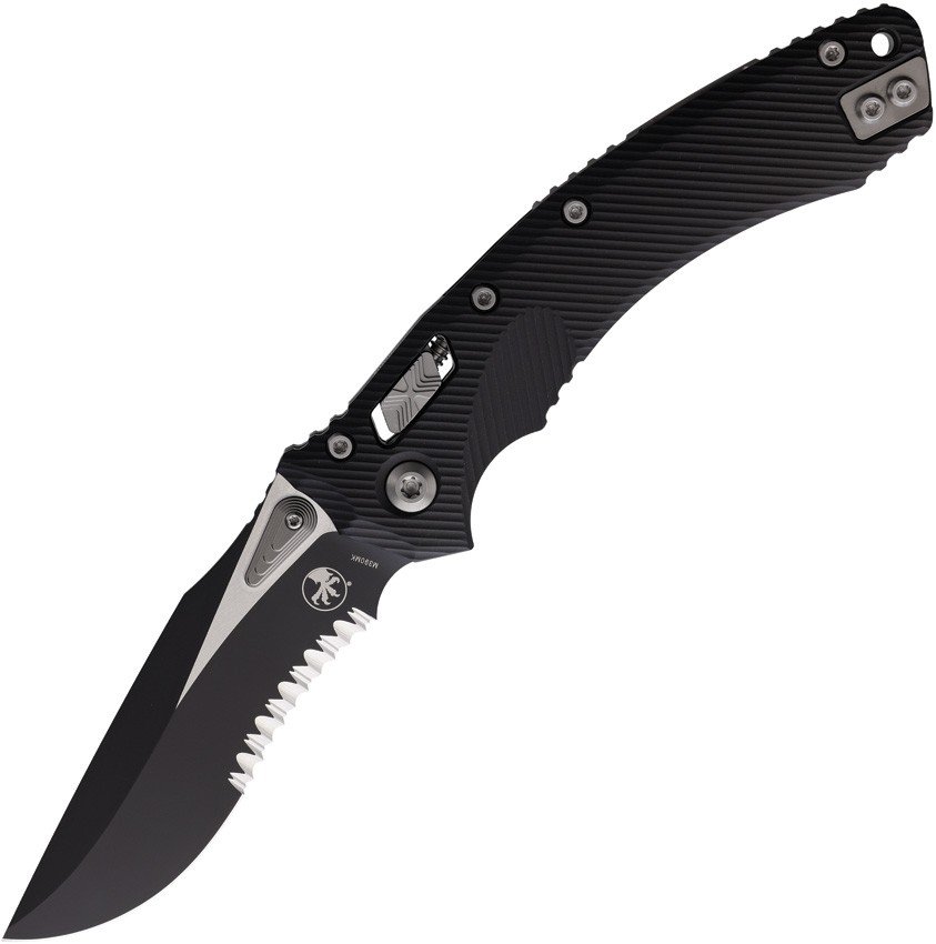 Microtech Amphibian S/E Ram-Lok 137Rl-2Fl 4″ M390 Aluminum Manual Folding Knife
