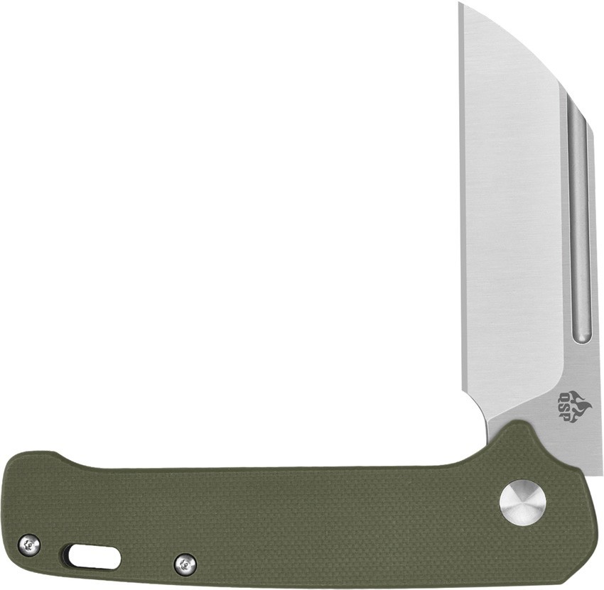 QSP Knife Penguin Slip Joint QS130SJD 3″ 14C28N Green G10 Folding