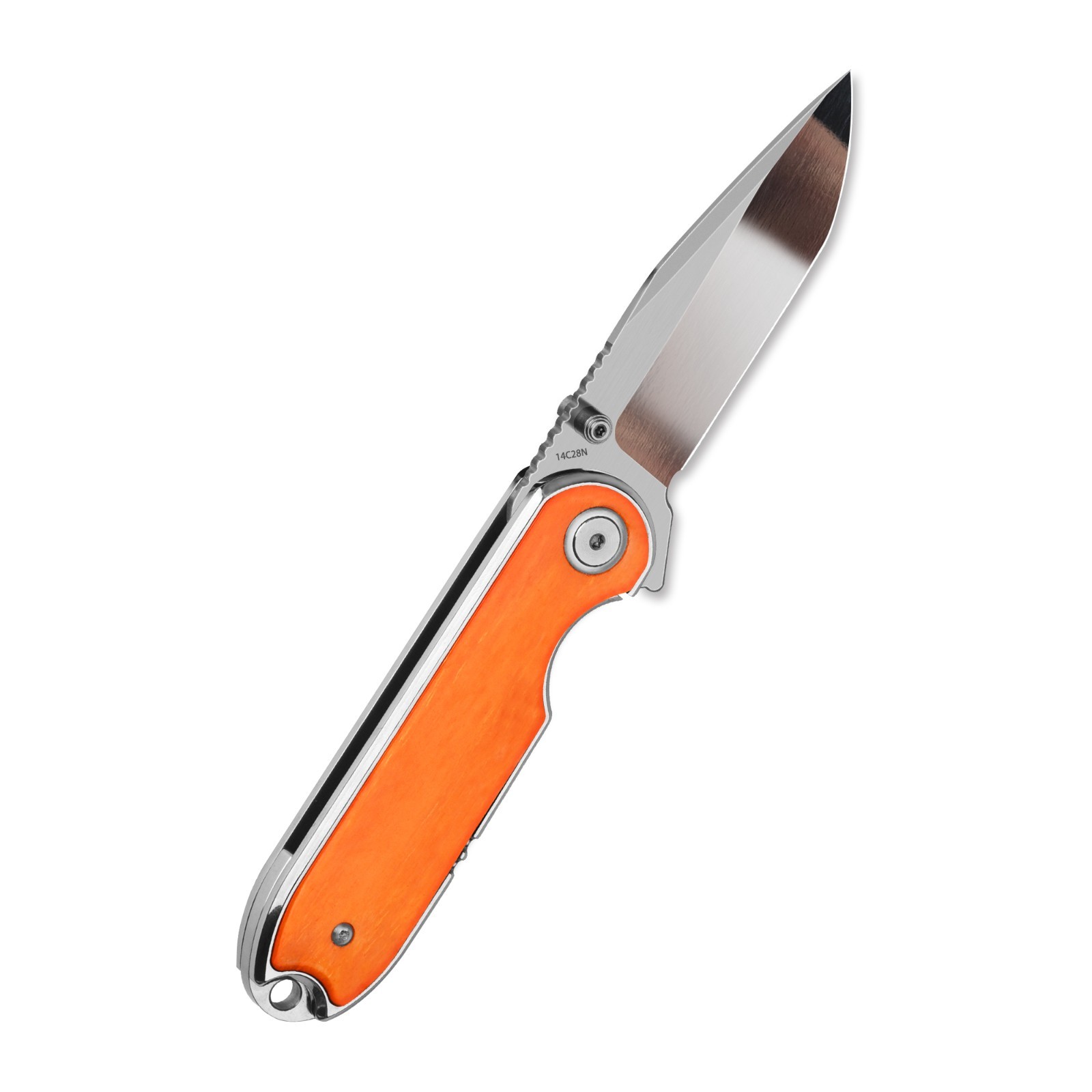 QSP Nebula Liner Lock Pocket Knife 14C28N Mirror Polish Blade Collectible EDC