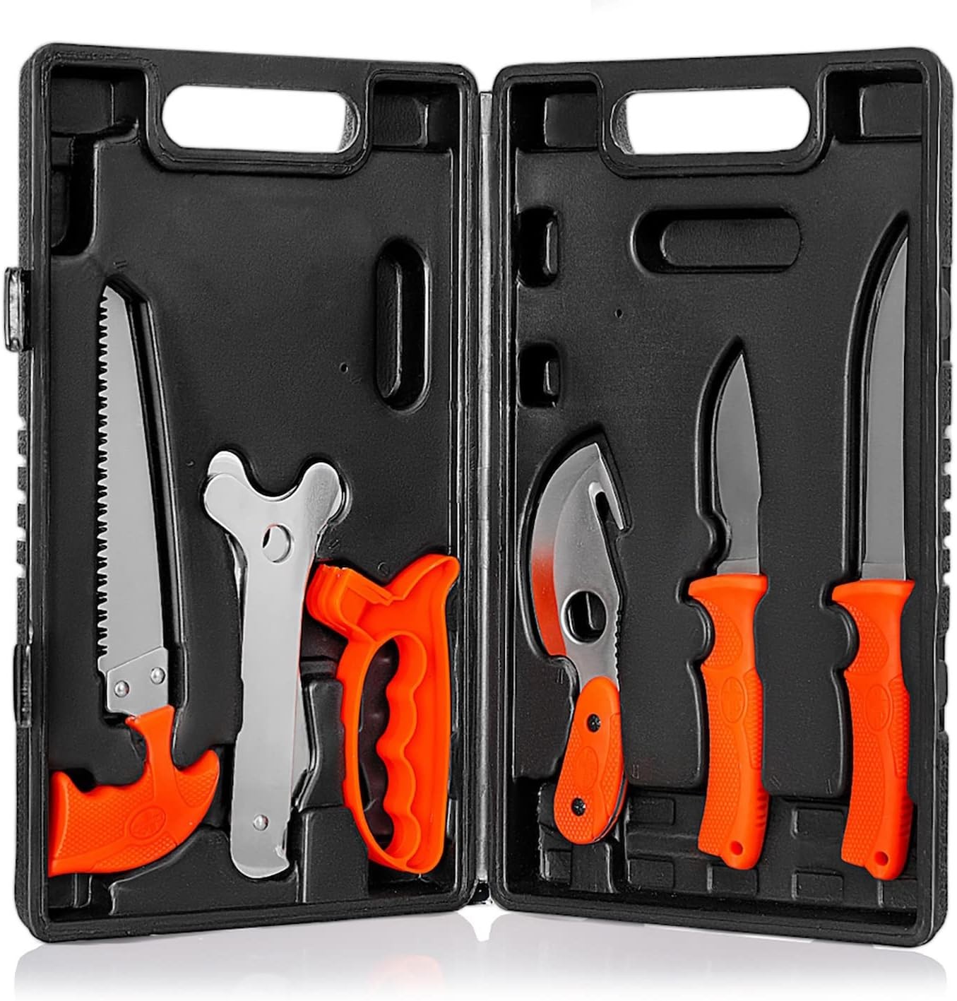 Maxam Field Dressing Kit, for Hunters and Fishermen, Portable Game Orange