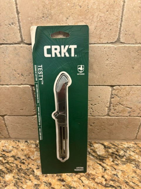 CRKT 7524 Testy Fixed Neck Knife 2.38″ Blade 420J2 Steel-Slight Pkg Blemish-NEW