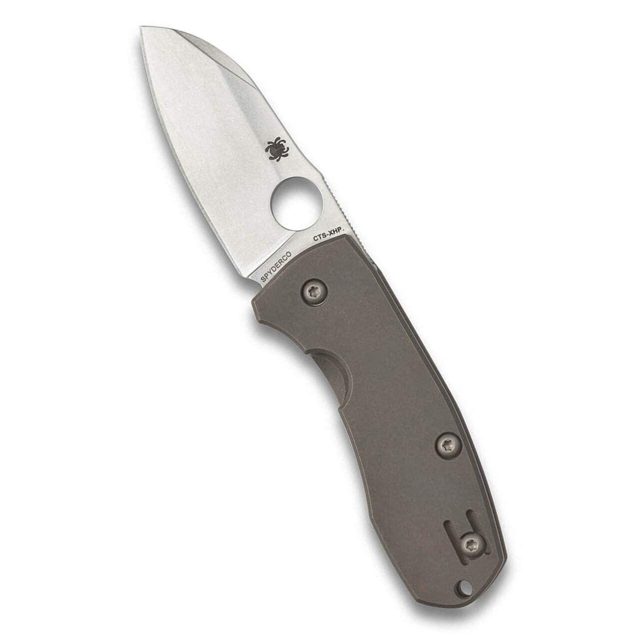 Spyderco Techno 2 Plain Edge 2.52″ Folding Pocket Knife C158TIP2