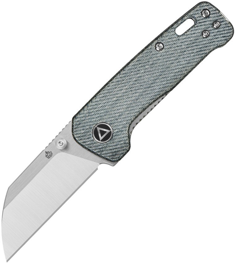 QSP Knife Mini Penguin Linerlock Denim QS130XS-B 2.25″ 14C28N Blue Micarta