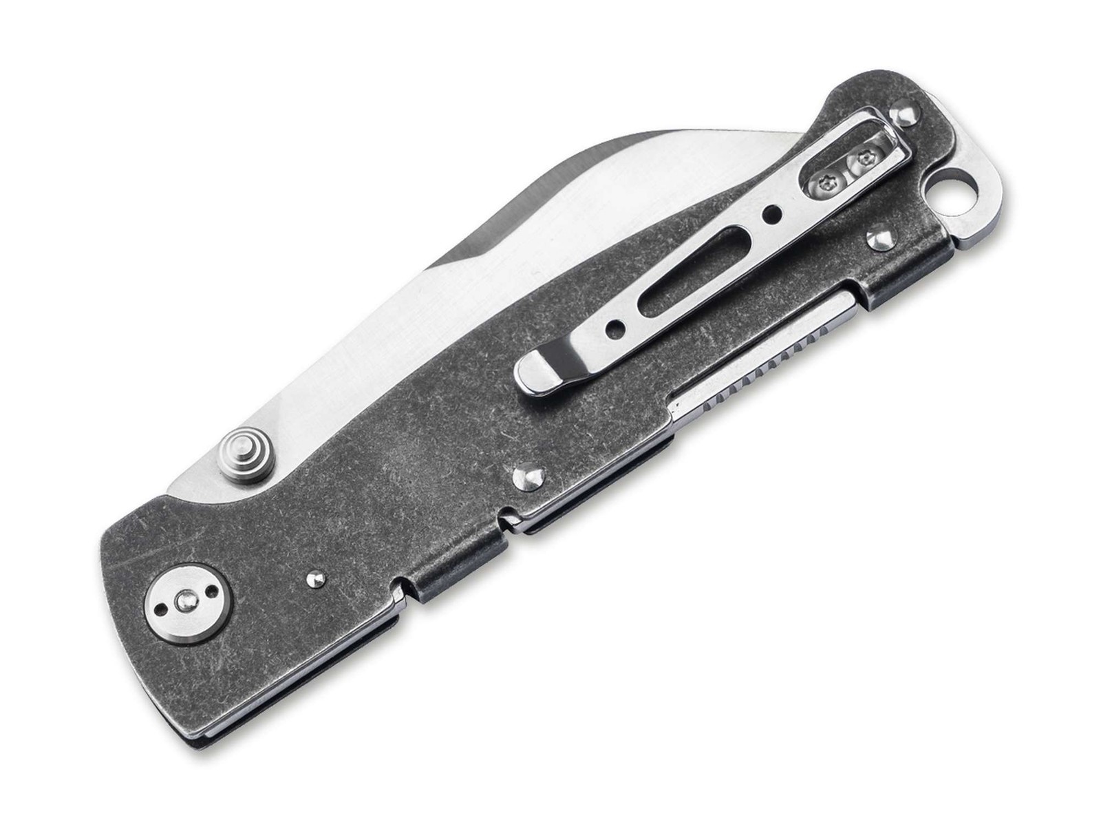 BOKER PLUS Atlas Sheepsfoot TS Folding Knife 2.72 D2 Blade Steel Handle 01BP006