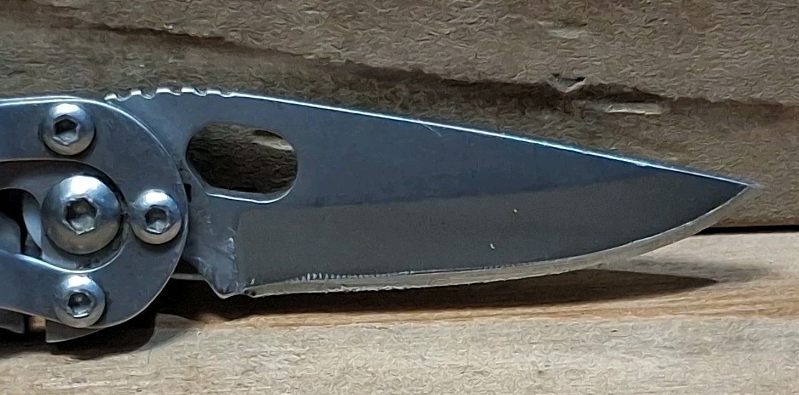 SMALL TRUE 724 TRUEBLADE LINERLOCK CLIP-ON ~ KEYCHAIN POCKET KNIFE GREAT COND.