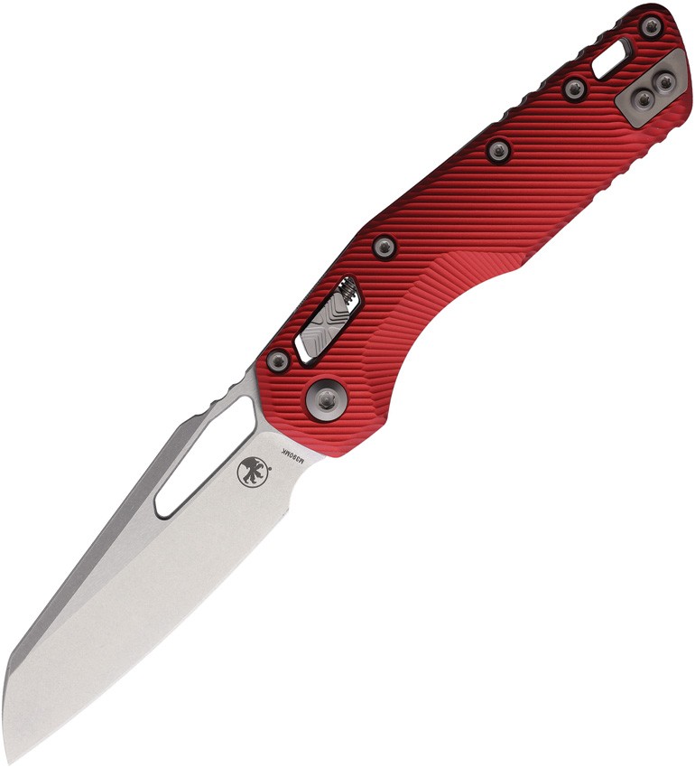 Microtech Msi Ram-Lok Sw Red 210-10Flrd M390 Aluminum Manual Folding Knife