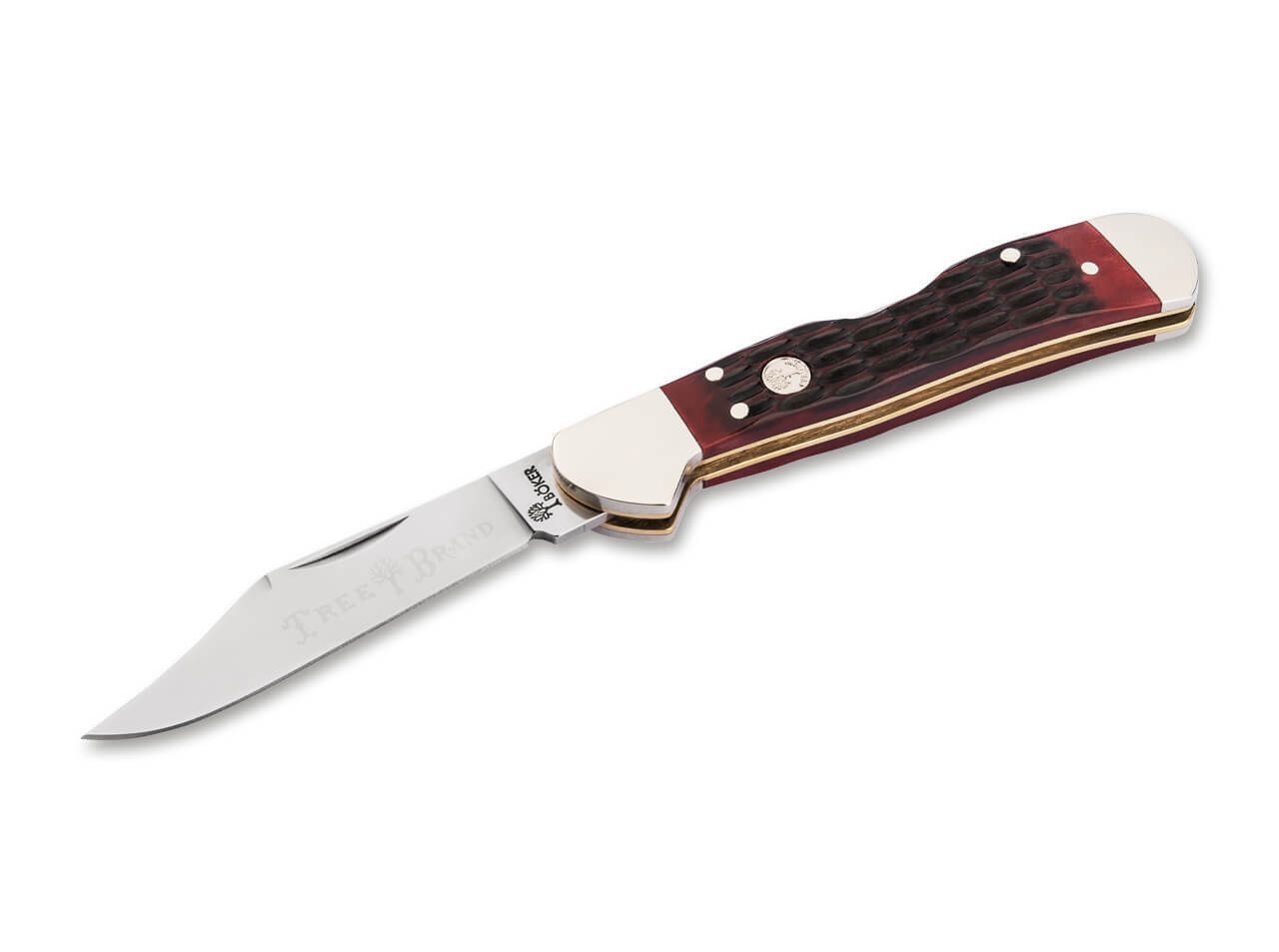 Boker TS 2.0 Mini Copper Lock Red Bone Pocket Knife 2.63″ D2 Lockback ✔️ 110874
