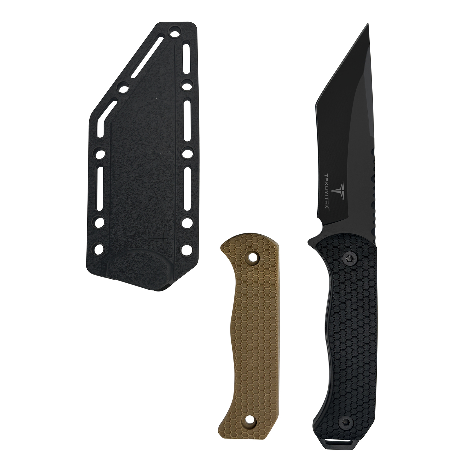 TAKUMITAK 9″ Full Tang Tactical Tanto Hunting Survival Rescue Knives – TKF312