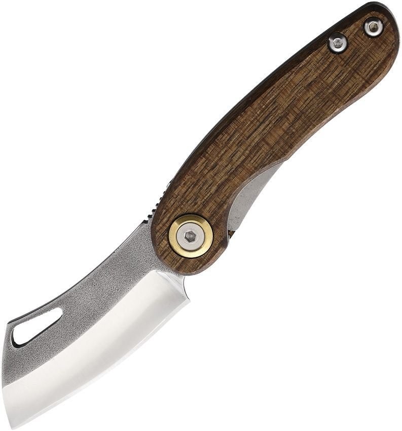 Leader Knives Linerlock Turkish Wood 4116 stainless Folding Knife – F104