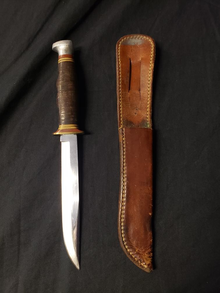 KA-BAR CARBON CHROME FIXED BLADE W/ SHEATH (B26010038)