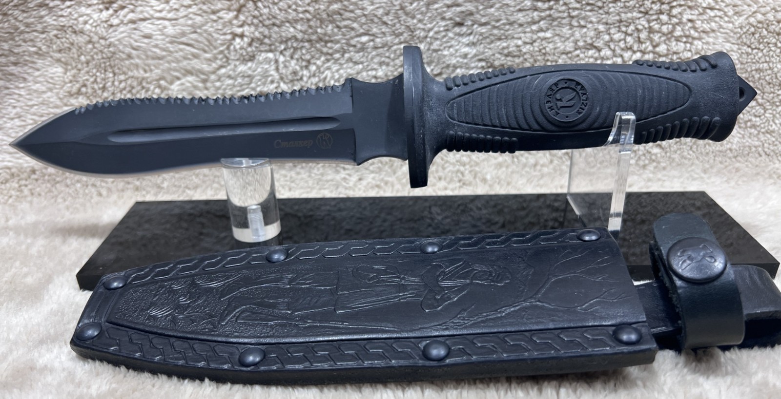 Russian Knife Kizlyar Stalker Combat Special Forces Spetsnaz GRU Military Knife