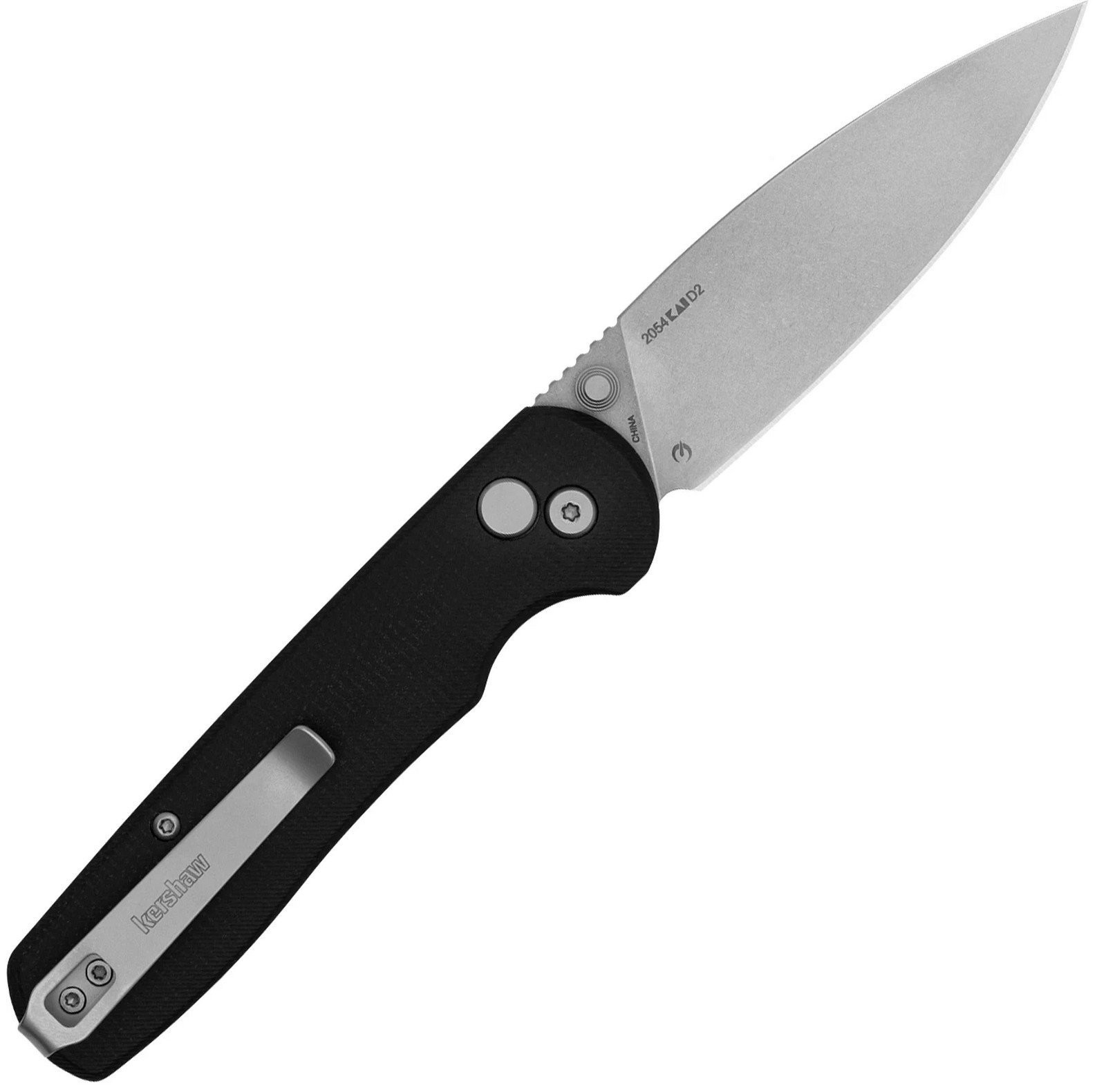 Kershaw Remnant Folding Knife D2 Tool Steel Blade Black Micarta Handle – 2054