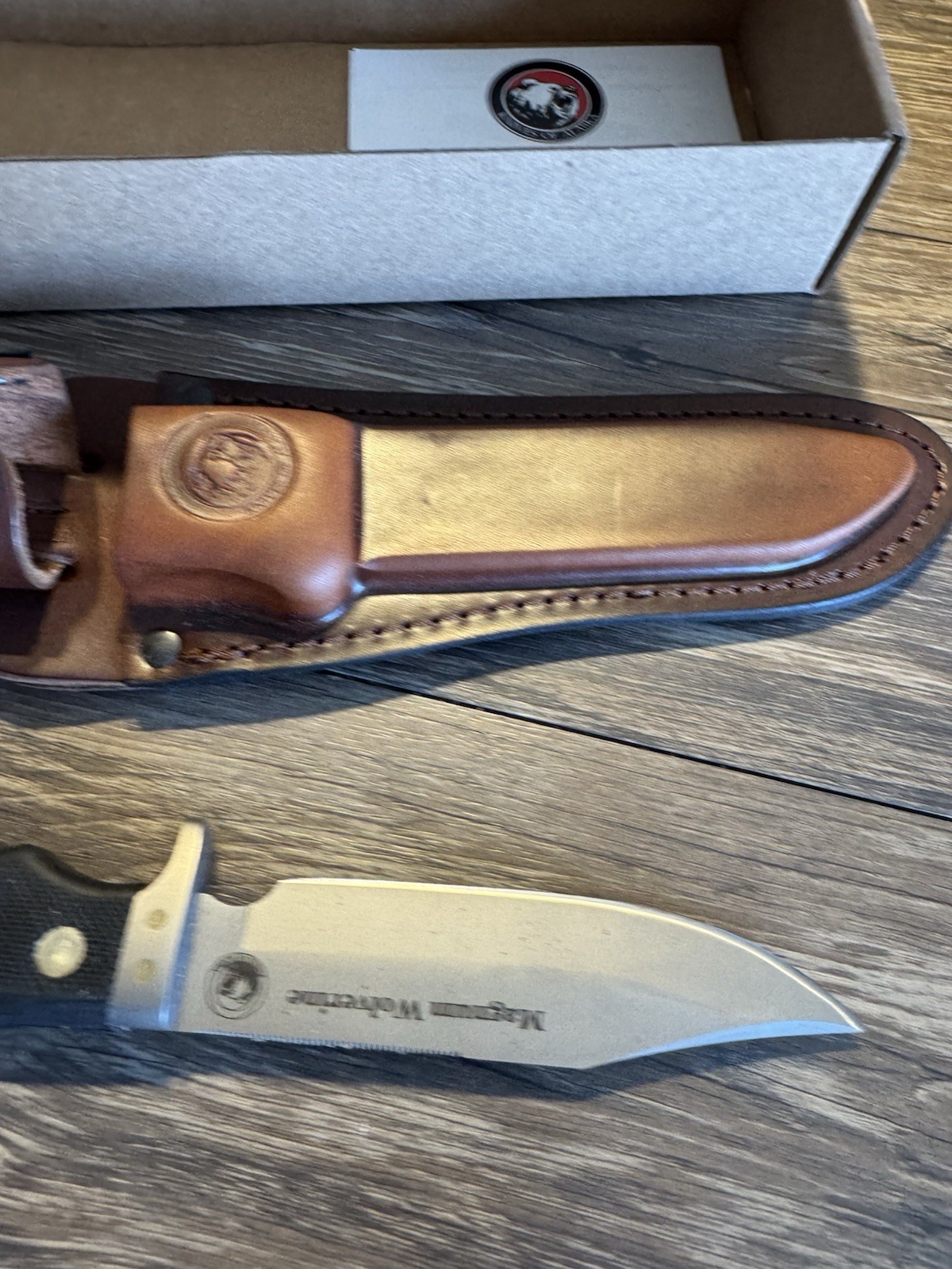 KNIVES OF ALASKA 9 1/2″ MAGNUM WOLVERINE D2 TOOL STEEL SURE GRIP HANDLE 158FG