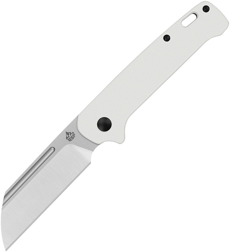 QSP Knife Penguin Slip Joint QS130SJA 3″ 14C28N White G10 Folding