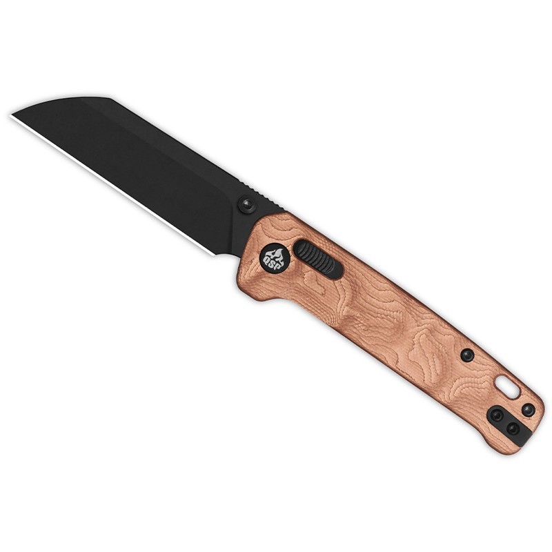 QSP Penguin Glyde Lock 3.06″ 14C28N Stainless Steel Folding Knife FRN/G10 Handle