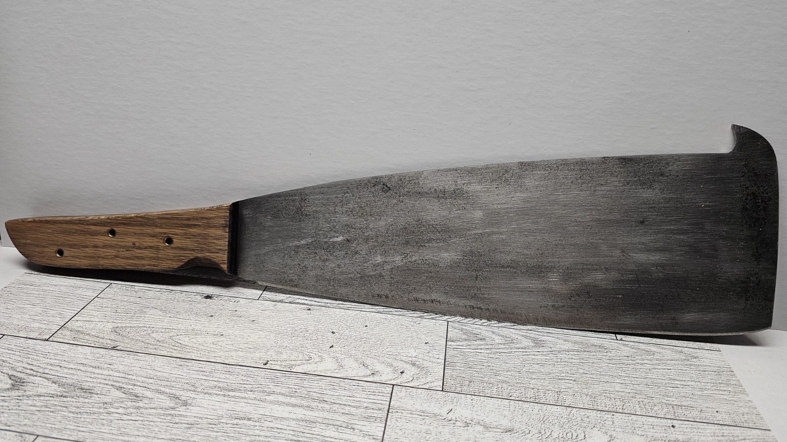 Custom Modified Tramontina Sugar Cane Machete Wood handle 11″ Blade