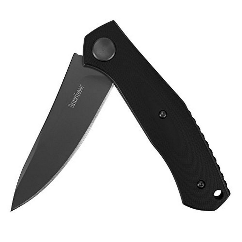 Kershaw Concierge Folding Knife 8Cr13MoV Stainless Blade Black G10 Handle – 4020