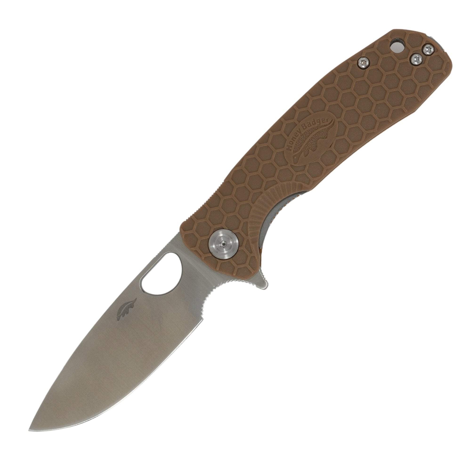 Honey Badger Knives Medium Drop Point Knife – 8Cr13MoV Steel