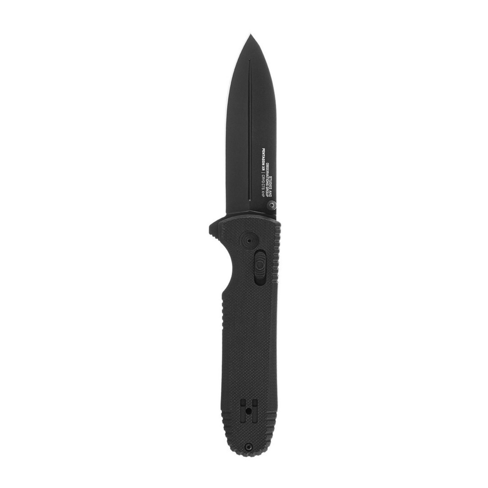SOG Pentagon XR Ambidextrous Folding Knife Cryo CTS XHP Steel (Blackout)