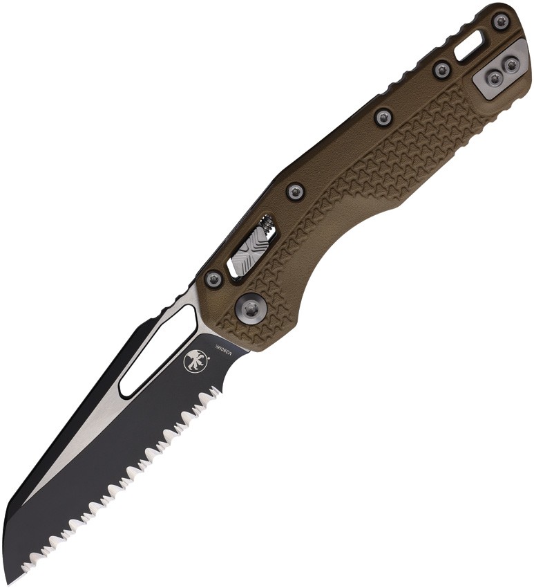 Microtech Msi Ram-Lok Tri Grip 210T-3Pmde M390 Polymer Manual Folding Knife