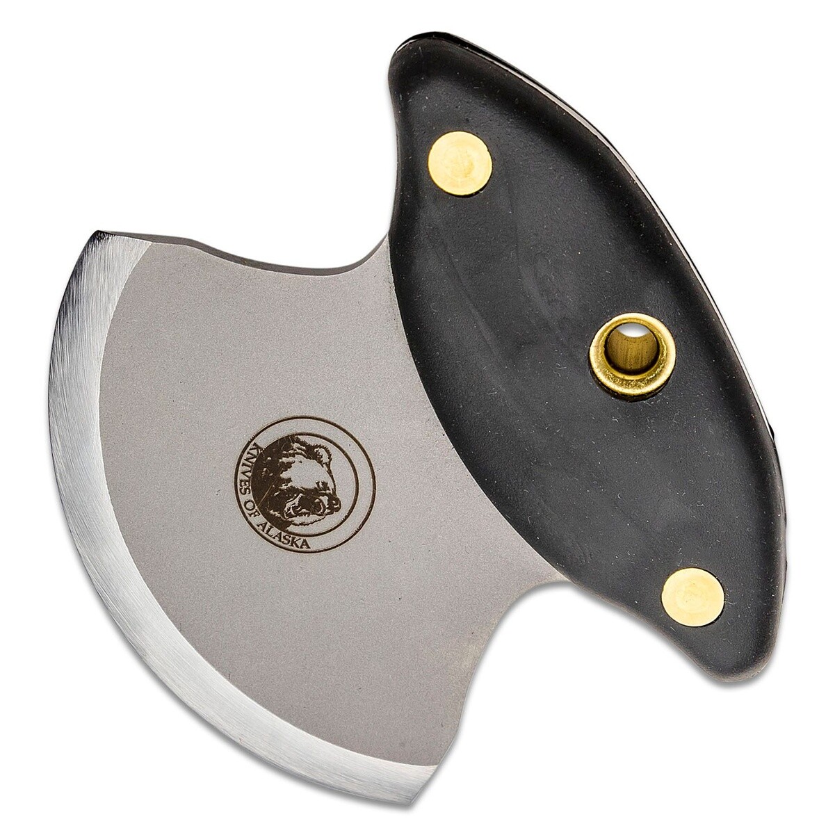 KNIVES OF ALASKA Magnum Ulu 3.4in Suregrip Fixed Knife (00122FG)