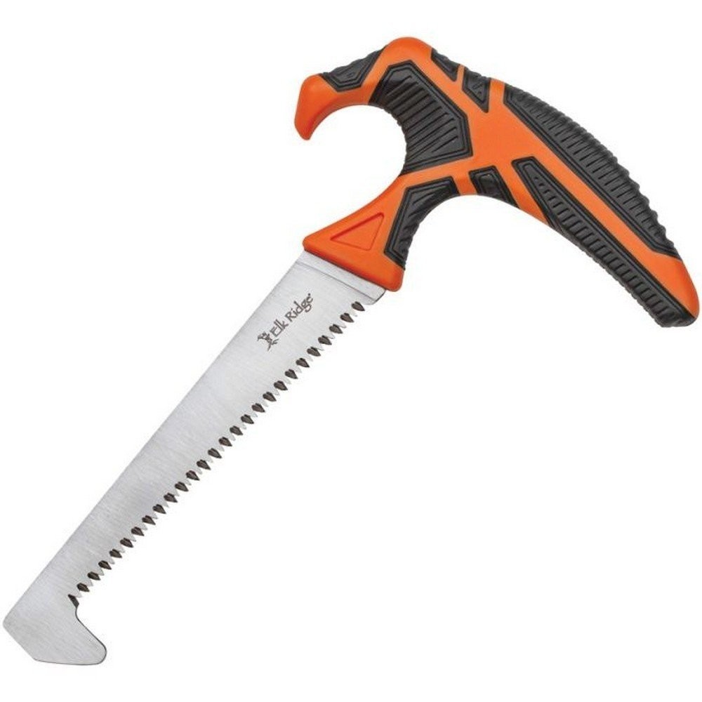 Elk Ridge Trek Saw SK5 Carbon Steel Blade Orange Nylon Handle – ER-TKSAW001