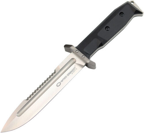 WithArmour Expendable Fixed Knife 6.5″ D2 Tool Steel Full Blade Black WA-099BKD2