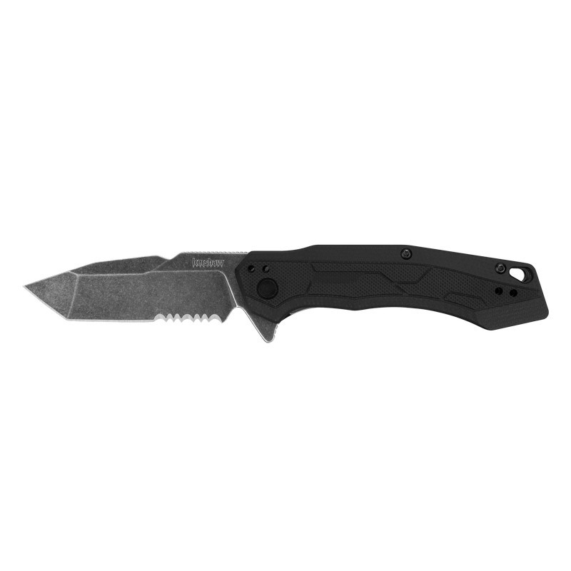 Kershaw 2062ST Analyst Folding Knife Assisted SpeedSafe Tanto 3.25″ Black-Oxide