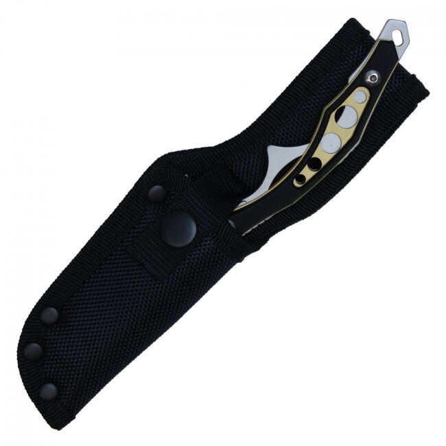 Tactical Knife | Wartech 7.5″ Overall Full Tang G10 Handle + Sheath HWT276DE