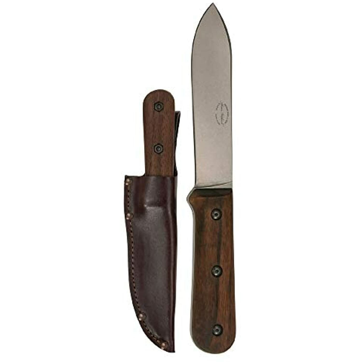 KA-BAR Becker Kephart Fixed 5.1 in Blade Walnut Handle, Brown BK62 Overall