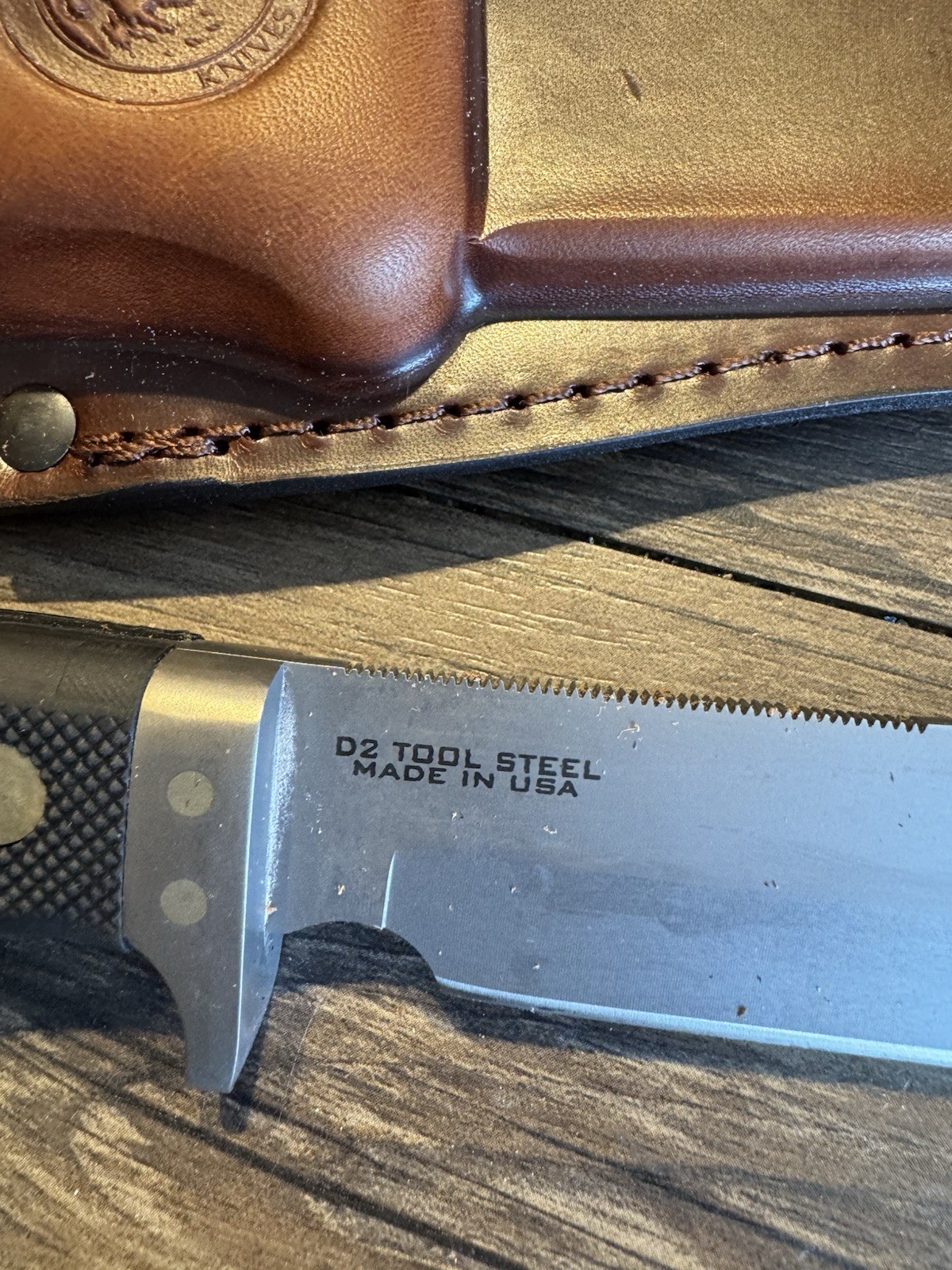 KNIVES OF ALASKA 9 1/2″ MAGNUM WOLVERINE D2 TOOL STEEL SURE GRIP HANDLE 158FG