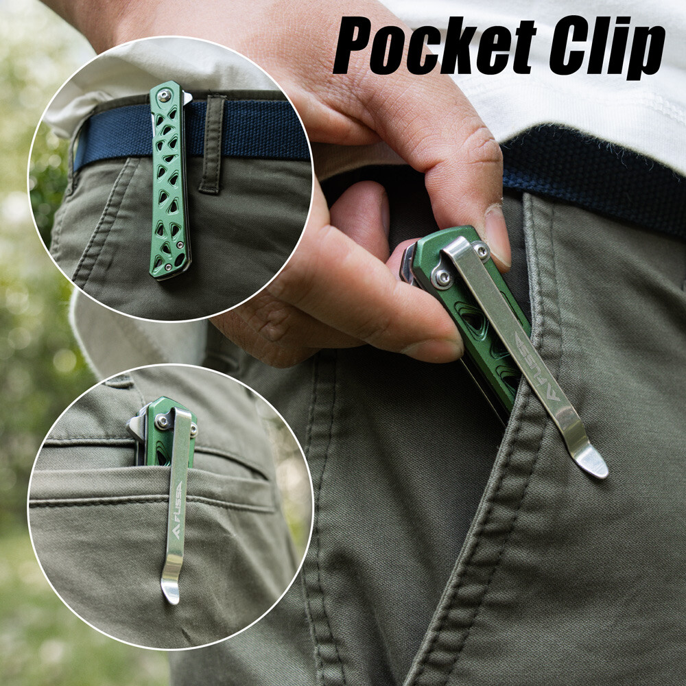 Tactical Folding Knife 4.5″ Folding Pocket Hollow-out Handle Pocket Knife