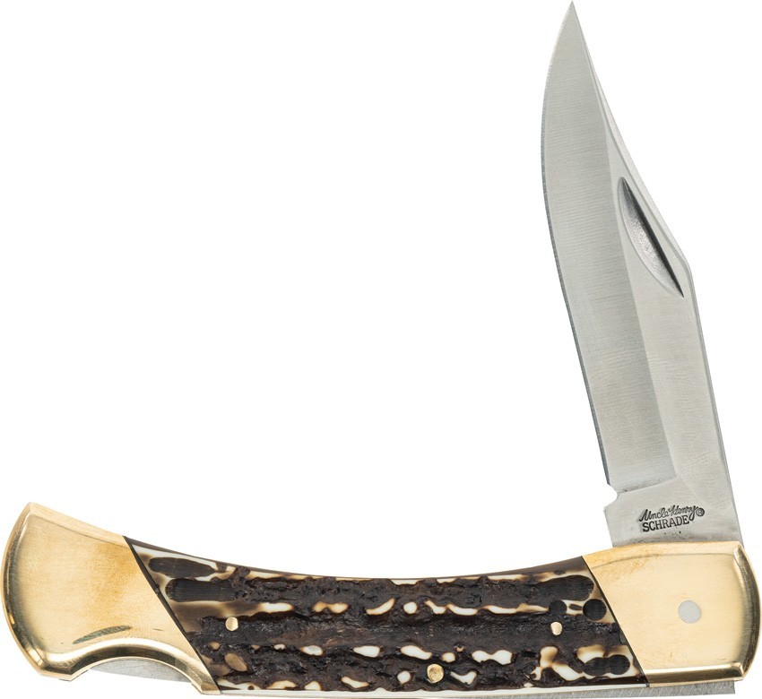 Schrade Papa Bear Lockback 1136005 3.75″ 7Cr17MoV Folding Knife