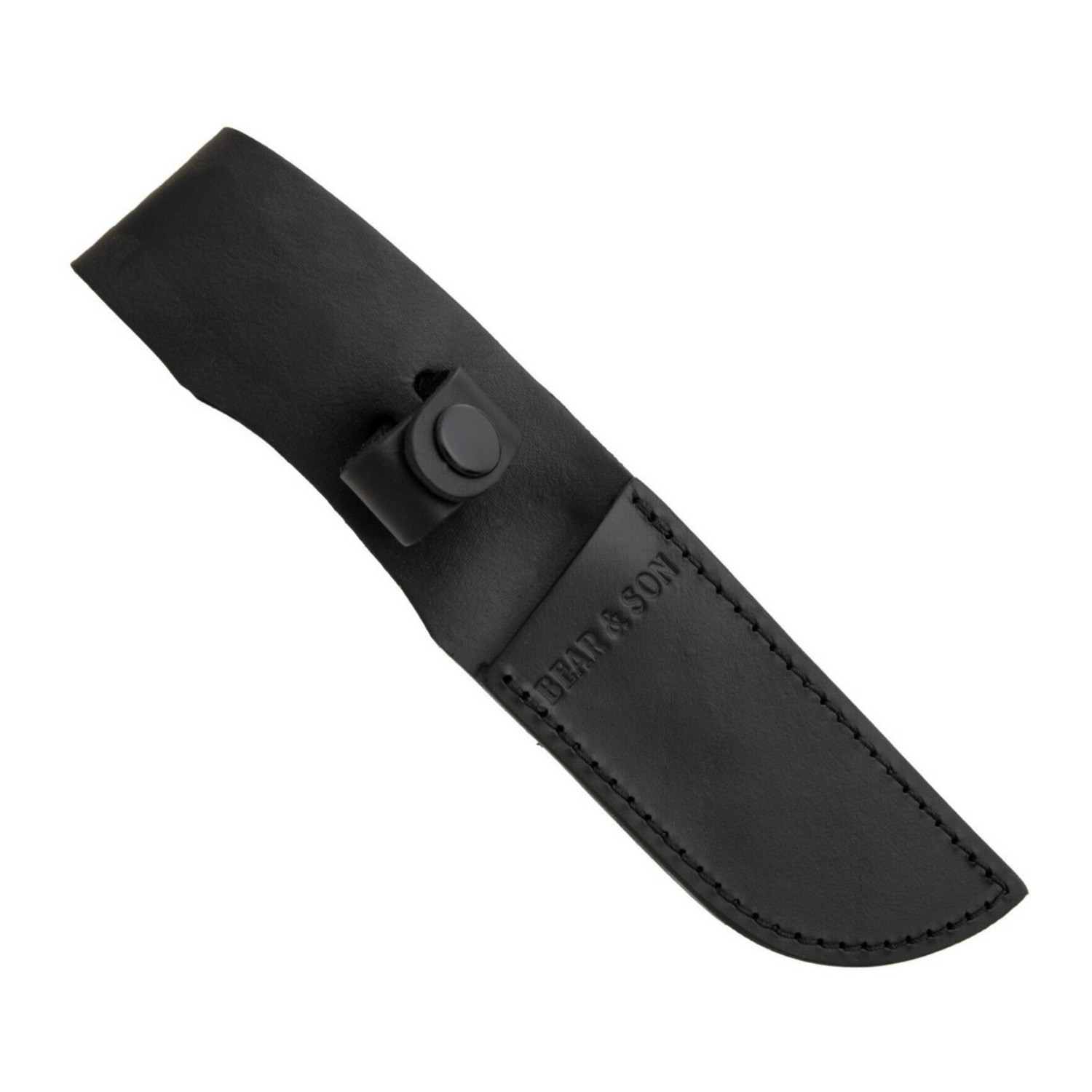Bear & Son Cutlery 8.03 Inch Black Guthook Knife with 4 Inch Hollow Grind Blade