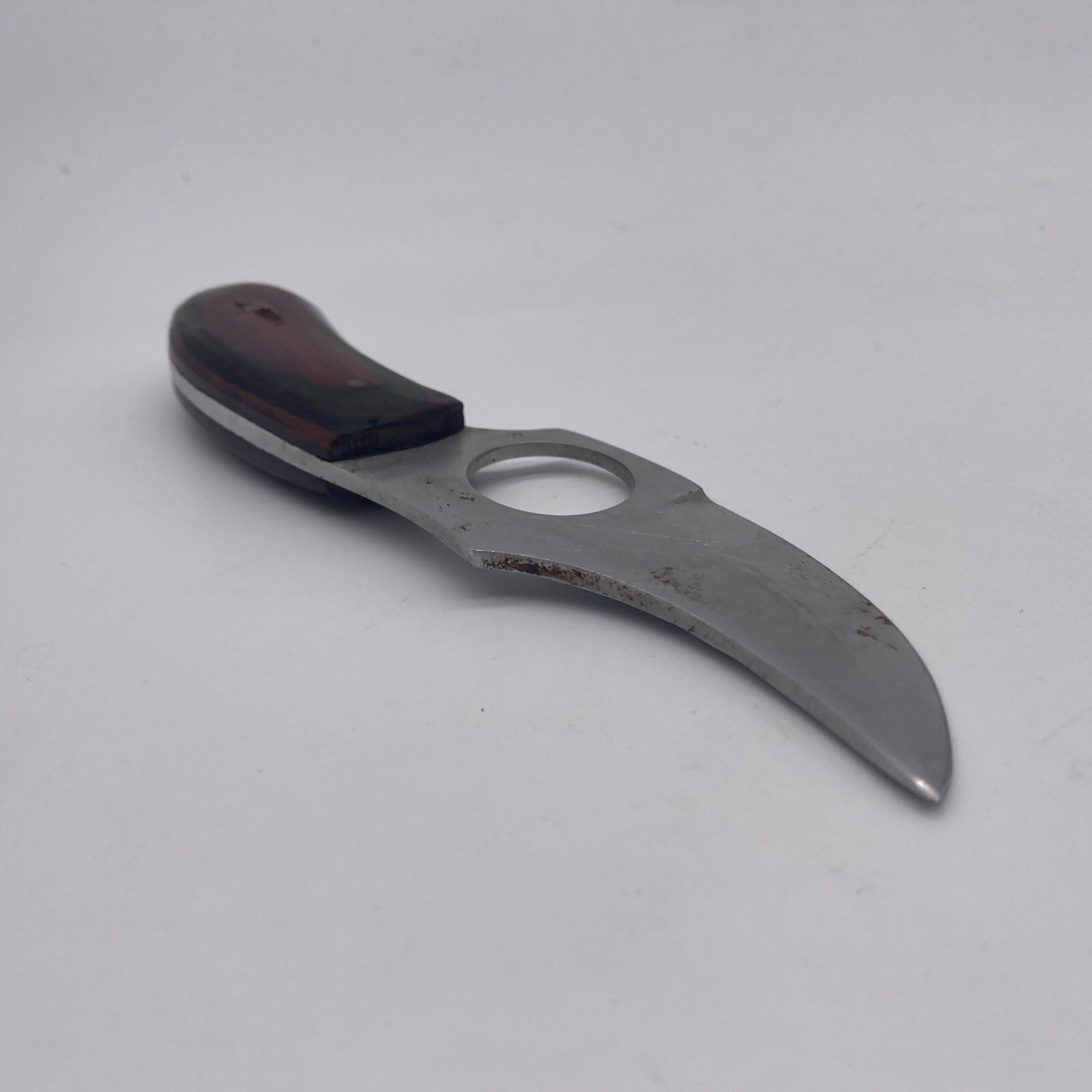 5.75″ Tactical Wood Handle Fixed 2.5” Blade Skinning Knife Hunting