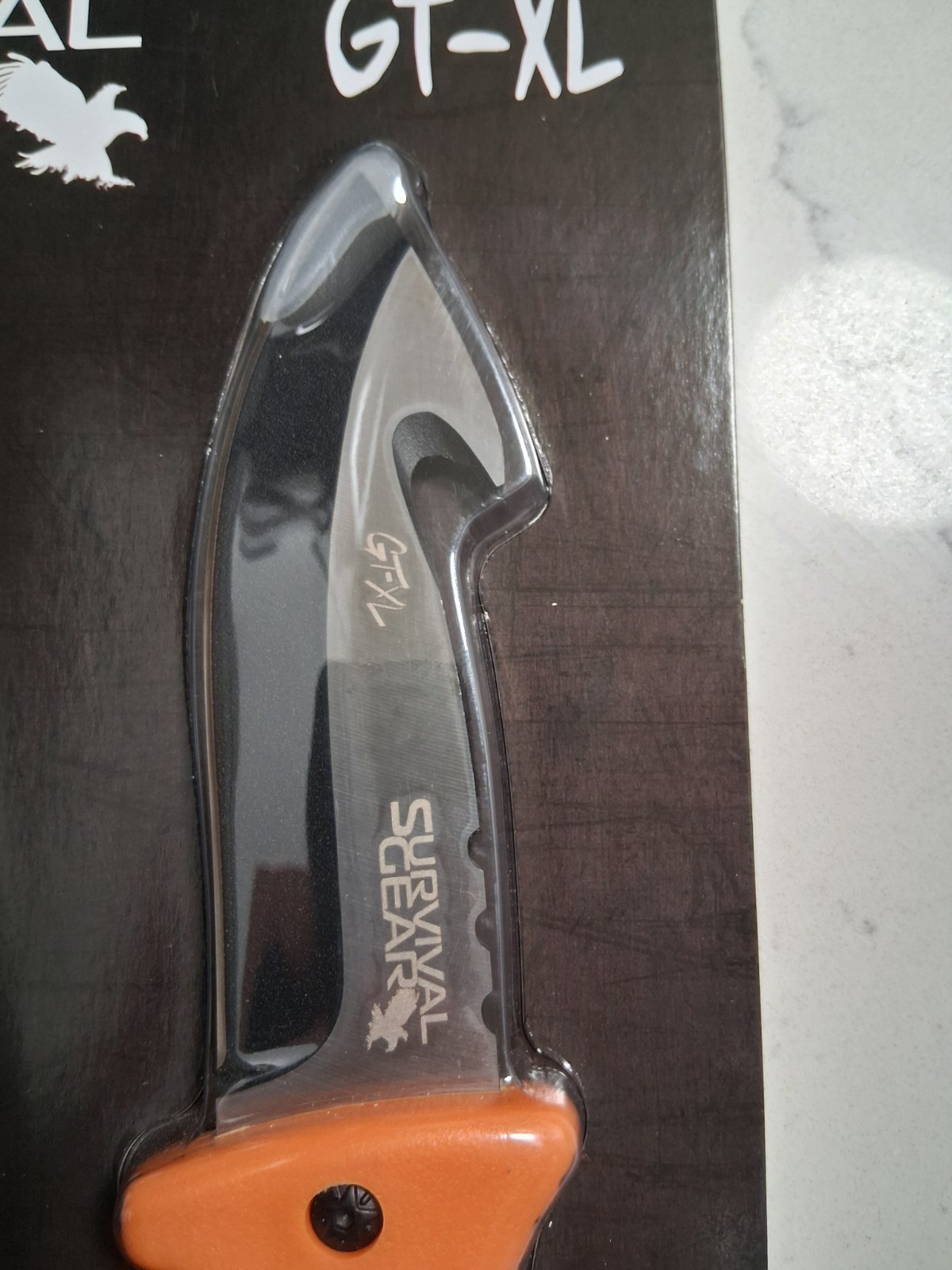 Guthook Hunting Knife fixed blade with case NEW