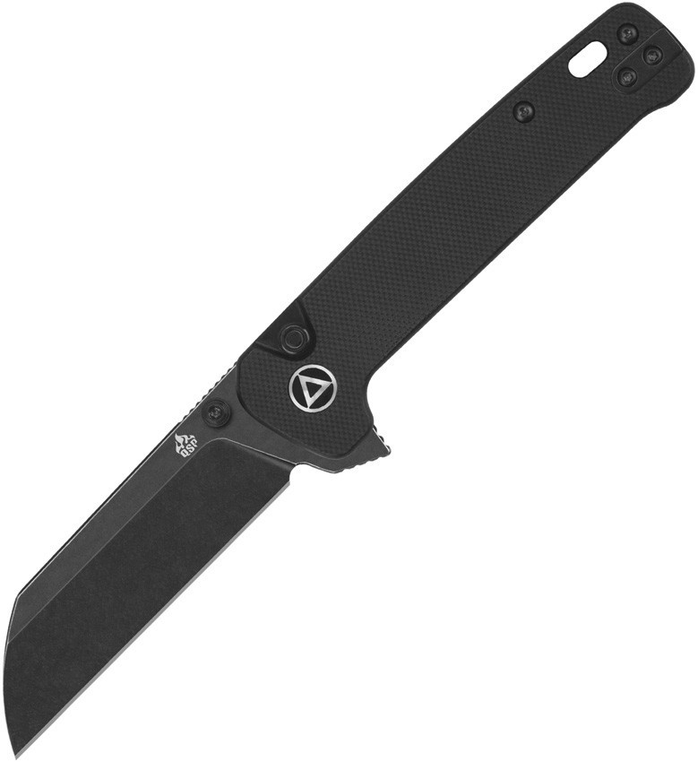 QSP Knife Penguin QS130BL-A2 3″ 14C28N Black G10 Folding Knife