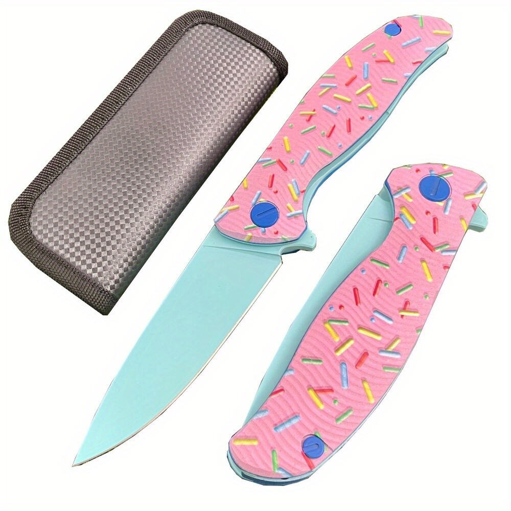 1pc Pocket Knife Camping Tool collapsible-Carrying Defense Sharp Fruit Knife