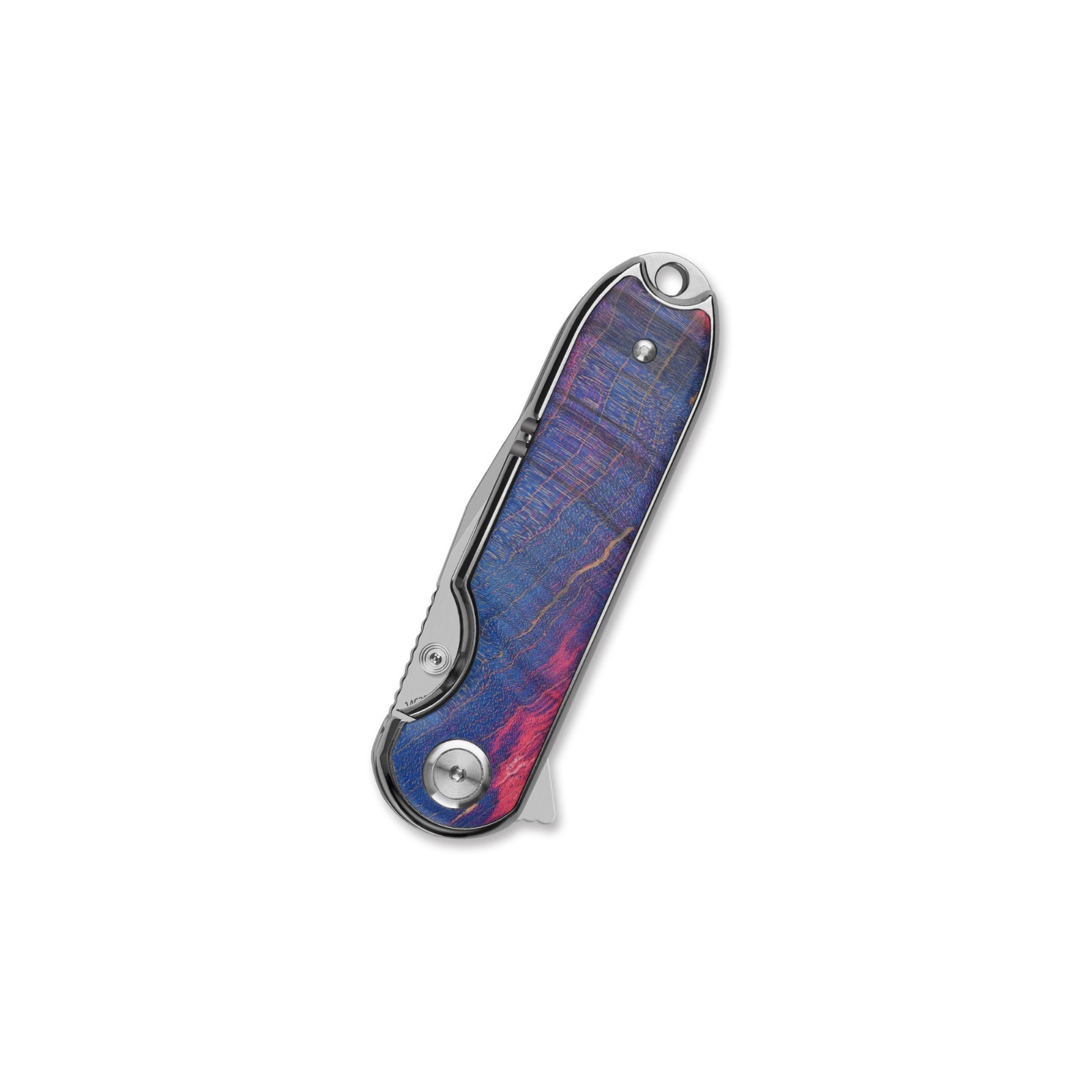 QSP Nebula Liner Lock Pocket Knife 14C28N Mirror Polish Blade Collectible EDC