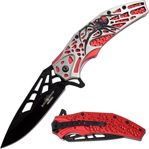 9″ DARK FANTASY BLADES EDC FOLDING POCKET KNIFE 3CR13 STEEL BLADE POCKET CLIP