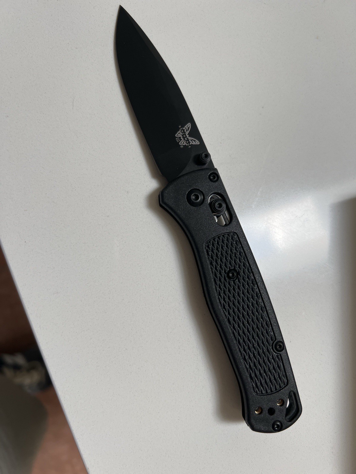Benchmade Bugout 535 CPM-S30V Black Grivory Handle Folding Knife