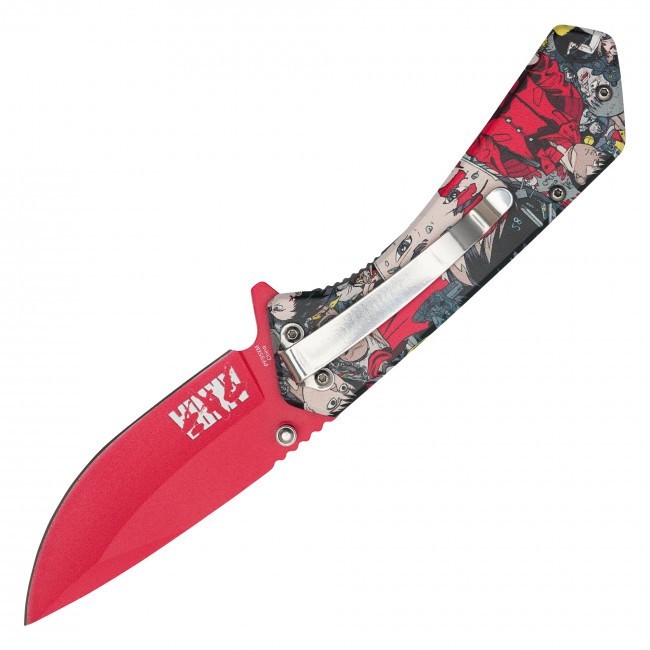 7.75″ Akira Neo-Tokyo 3-D Printed Graphic Spring Assisted Pocket Knife w/clip