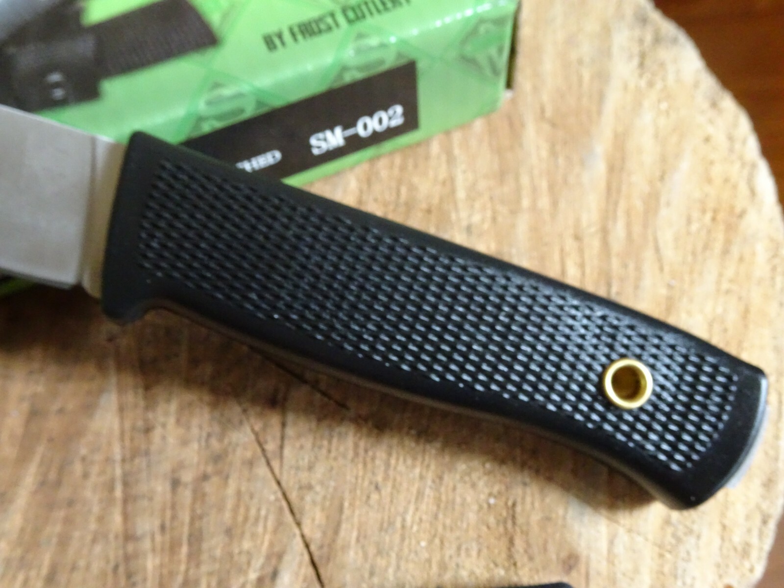 8.5″ OVERALL BOWIE KNIFE 420HC BLADE RUBBER NON-SLIP HANDLE HARD CASE SHEATH