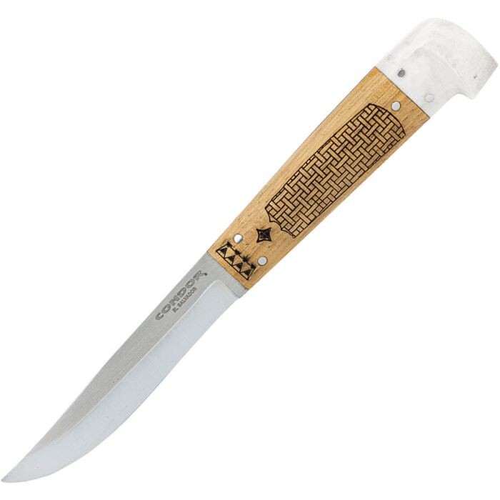 Condor Samicarta Fixed Knife Steel Blade Hickory/Micarta Handle – CTK2860-3.8SK